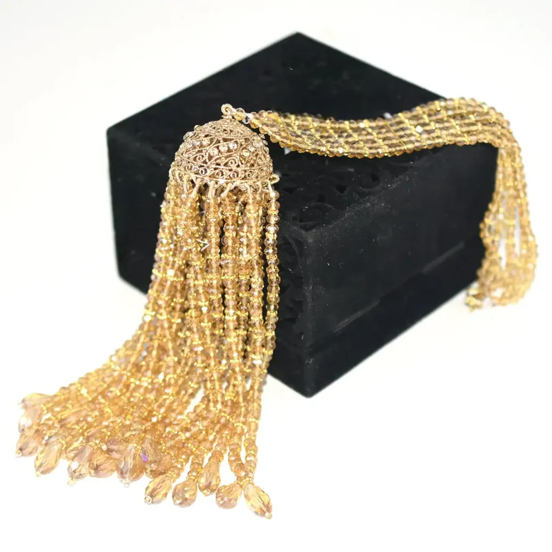 Golden Bridal Wrist Bracelet (3)