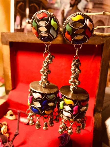 Intricarcy of Big Silver Dangle Earrings (1)