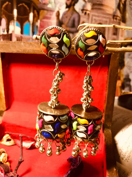 Intricarcy of Big Silver Dangle Earrings (1)