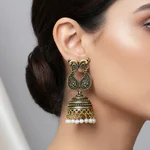 Jhumki Style Earrings- 1