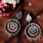 Silver Jhumka Earrings Pakistan (2)