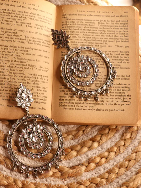 Silver Jhumka Earrings Pakistan (2)