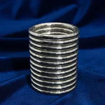 Stunning Silver Spiral Bangle Bracelet (1)-Photoroom