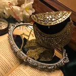Adorable Handmade Kundan Clutch (1)