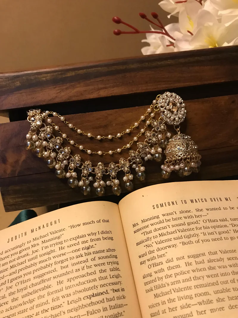 Alluring Kundan Jhumka Sahara Earrings