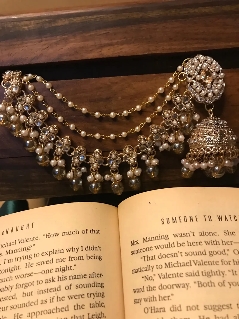 Alluring Kundan Jhumka Sahara Earrings