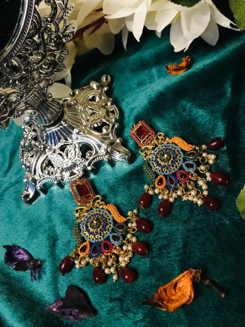 Antique Polki Earrings