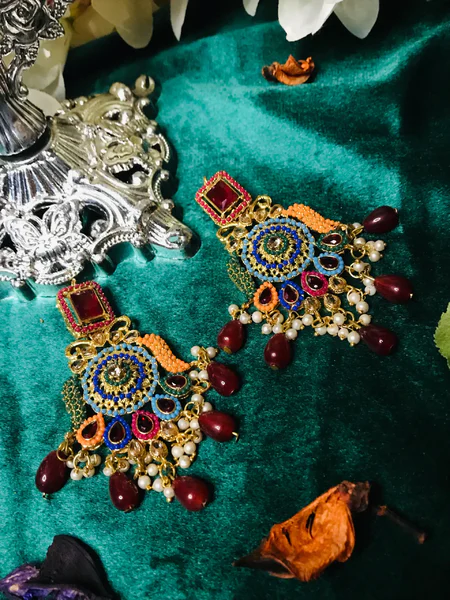 Antique Polki Earrings