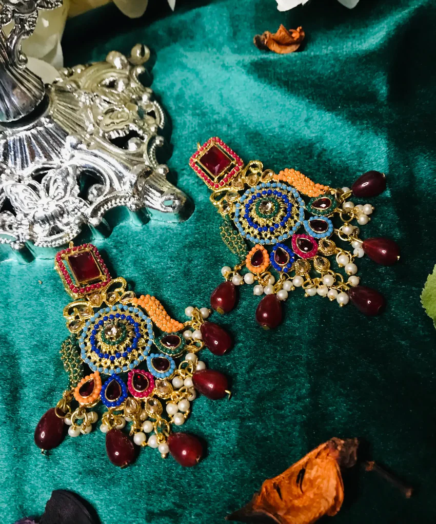 Antique Polki Earrings