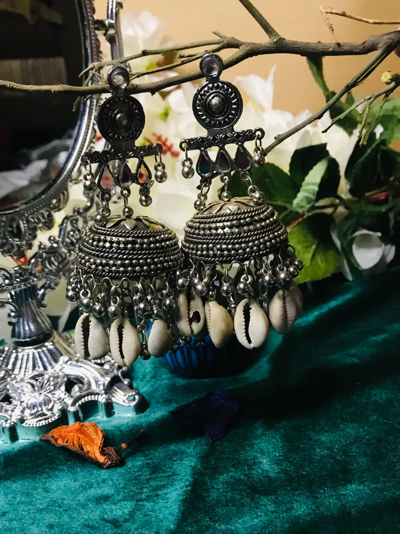 Artisanal Silver Earrings Pakistan (2)