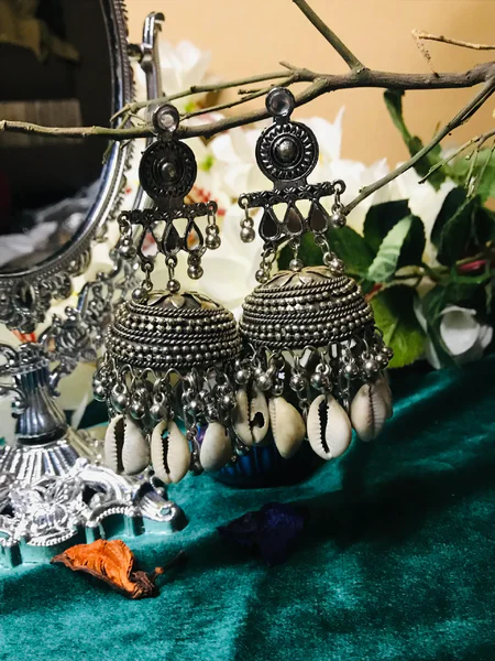 Artisanal Silver Earrings Pakistan (2)