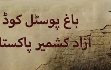 Bagh Azad Kashmir Postal Code