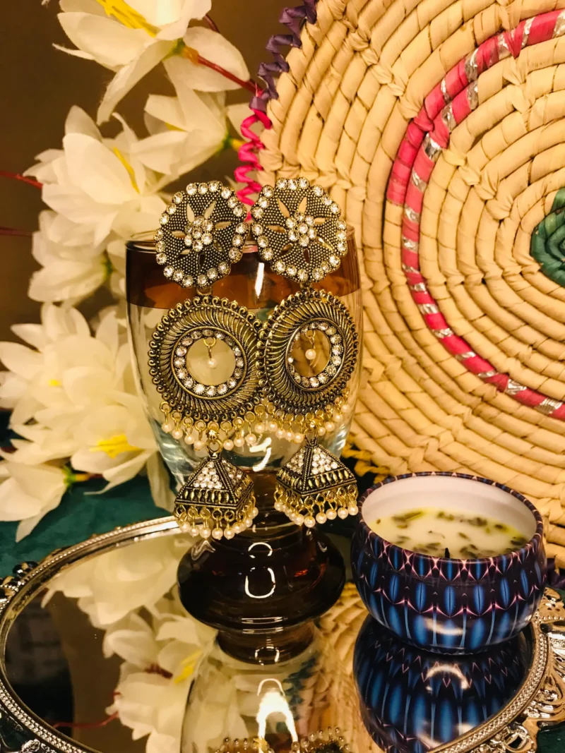 Beautiful Party Wear Long Artificial Earrings