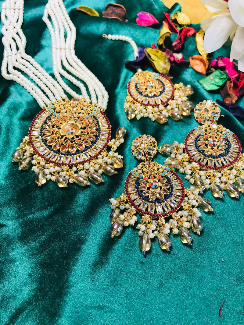 Kundan Mala Set, Exquisite and Long