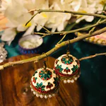 Meenakari Jhumka