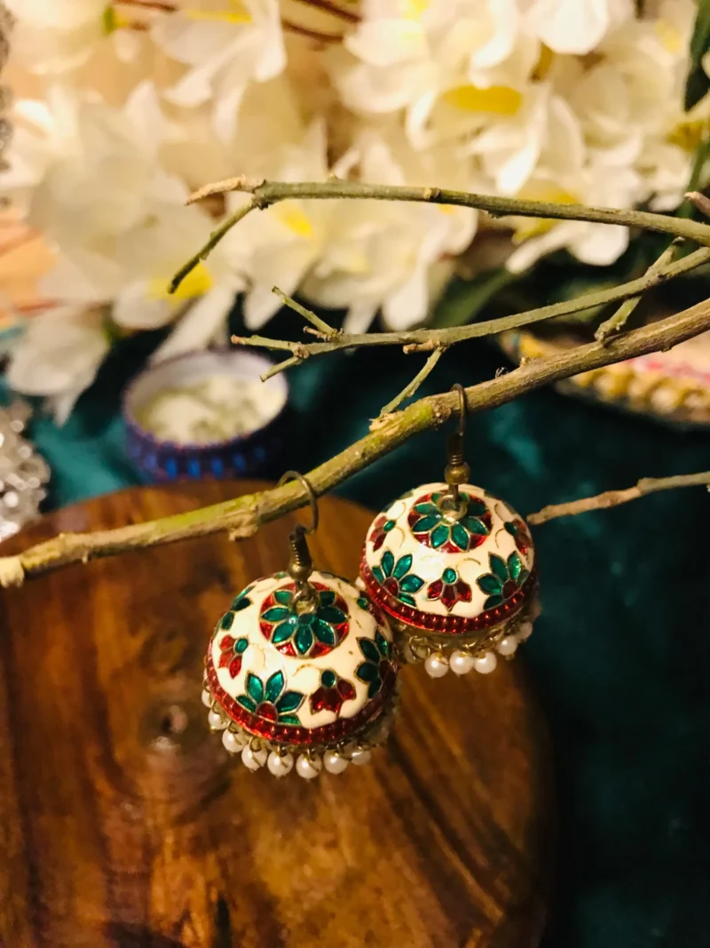 Meenakari Jhumka