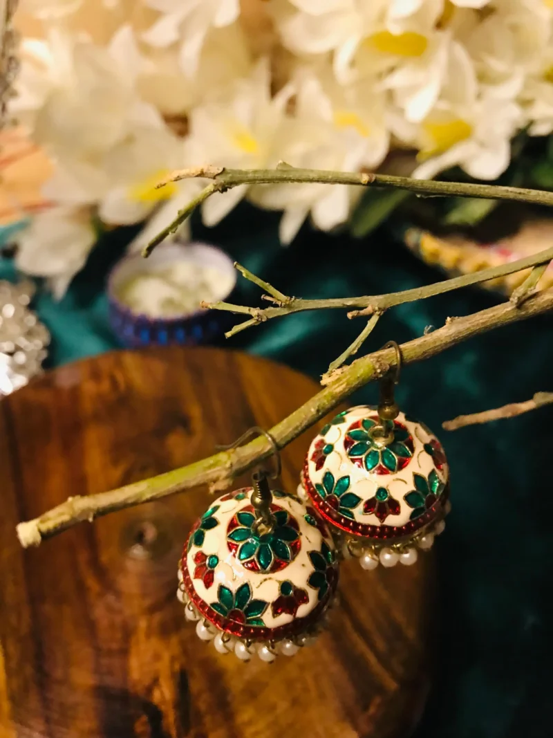 Meenakari Jhumka