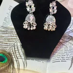 Oxidised Earrings Jhumka - Graceful Allure