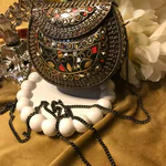 Beautiful Brass Metal Clutch (1)