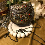 Beautiful Brass Metal Clutch (1)