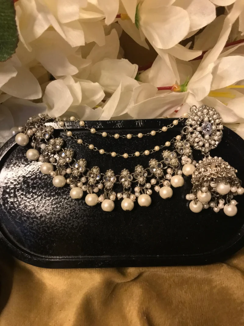 Beautiful Kundan Sahara Earrings Pakistan