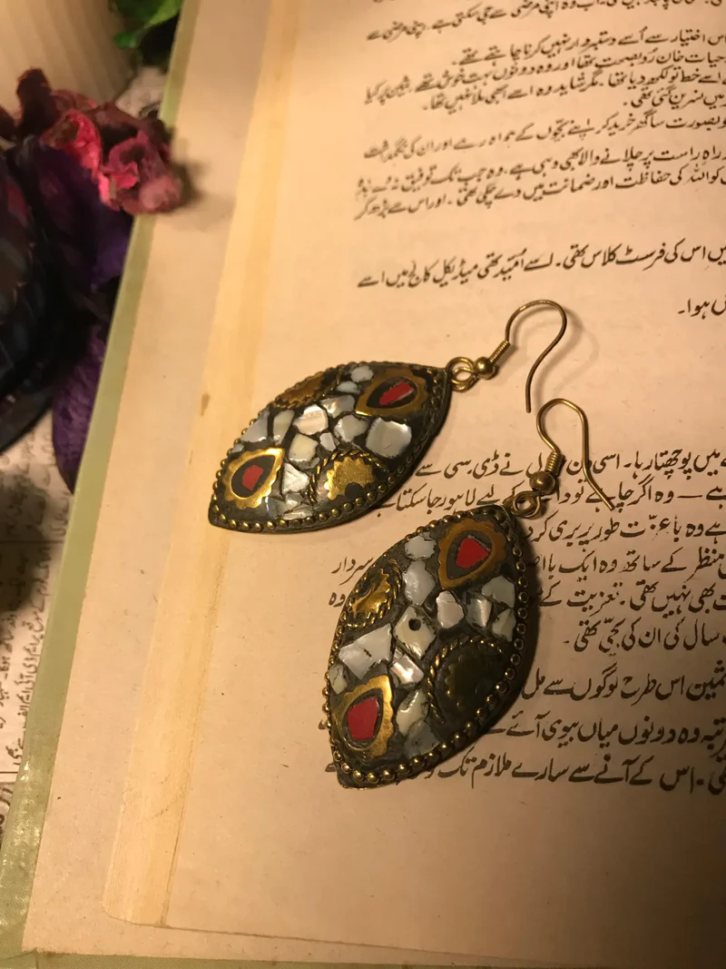 Black Stone Earrings