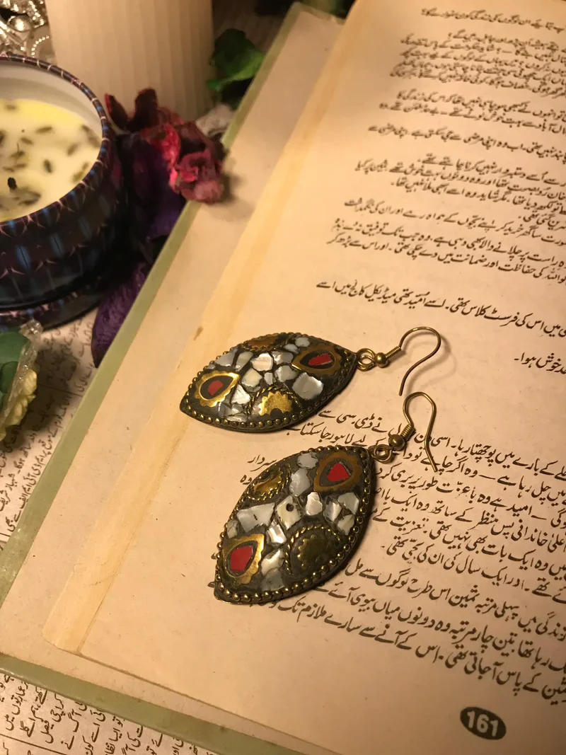 Black Stone Earrings