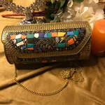 Cylindrical Clutch Bag