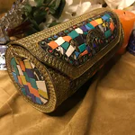 Cylindrical Clutch Bag