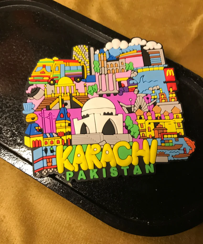 Karachi Fridge Magnet