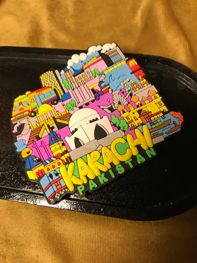 Karachi Fridge Magnet