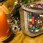 Metal Antique Clutch