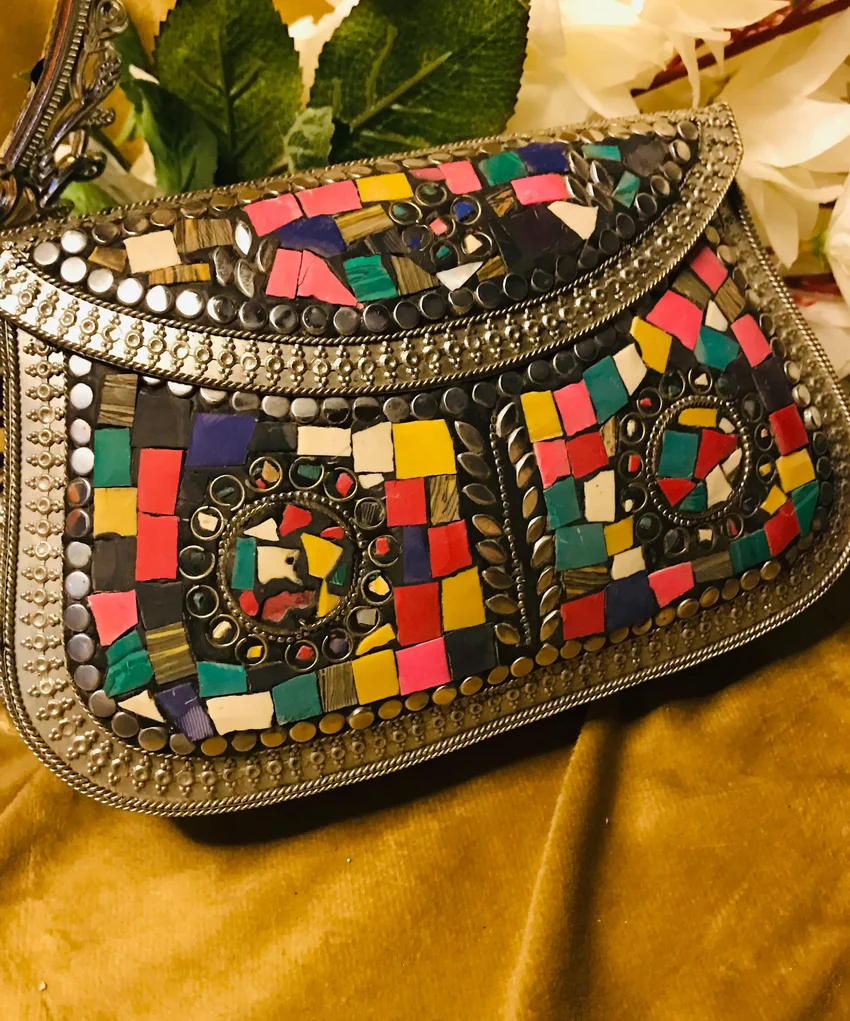 Metal Antique Clutch