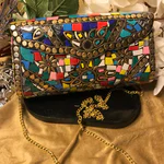Metal Mosaic Clutch Bag (1)