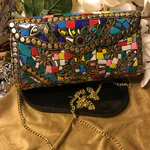 Metal Mosaic Clutch Bag (1)