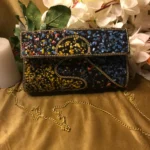 Mosaic Metal Clutch Bag (1)