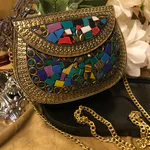 Mosaic Metal Clutch Bags (1)