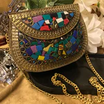 Mosaic Metal Clutch Bags (1)