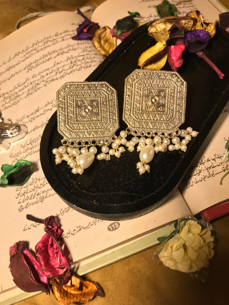 Silver Earrings for Girls