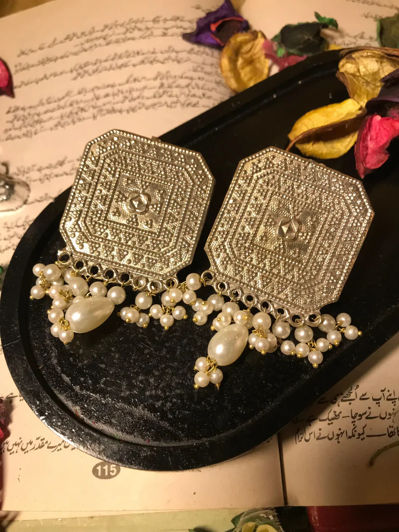 Silver Earrings for Girls