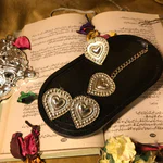 Silver Heart Earrings