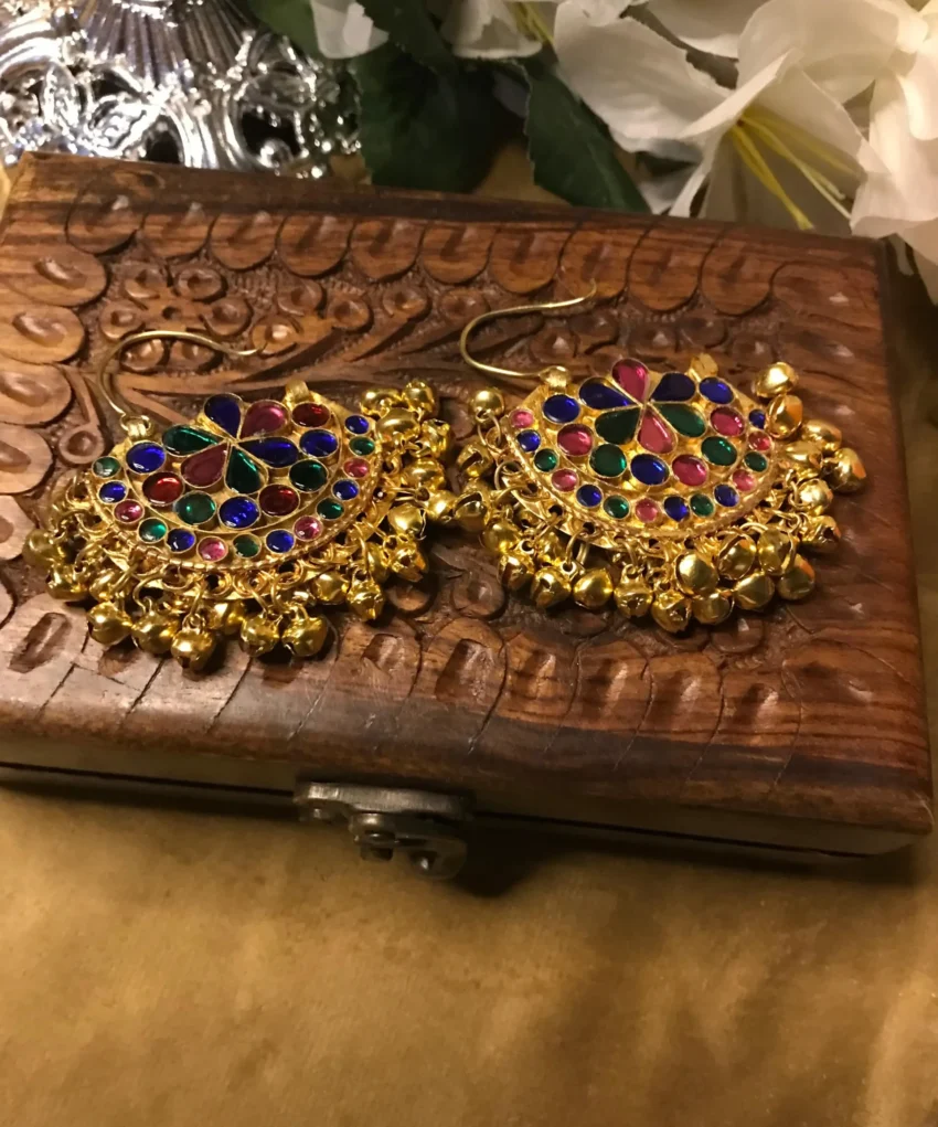 Traditional Gold Bali Earrings (1)