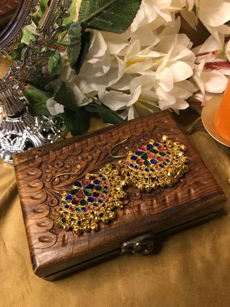 Traditional Gold Bali Earrings (1)