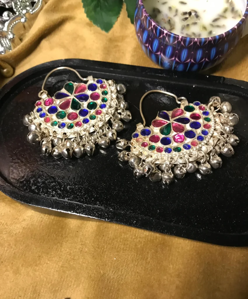 Traditional Simple Silver Bali Earrings