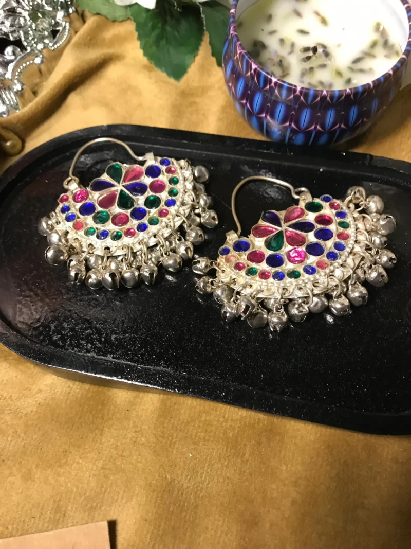 Traditional Simple Silver Bali Earrings