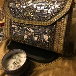 Vintage Metal Clutch Bag