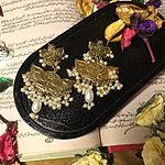 artificial gold earrings