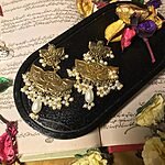 artificial gold earrings