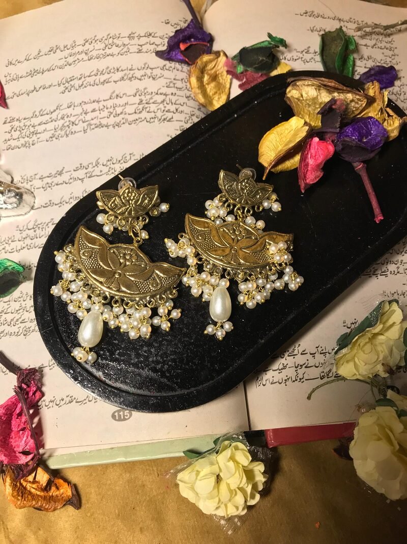 artificial gold earrings