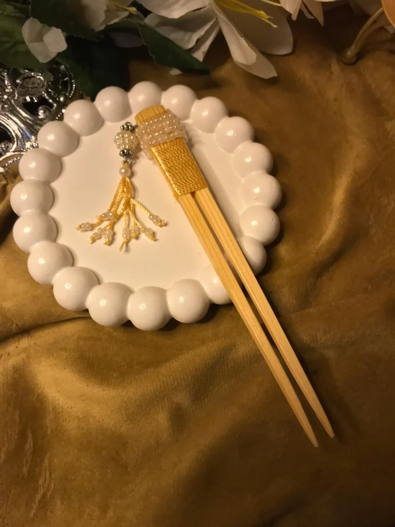 Wooden Chinese Hair Pin Stick